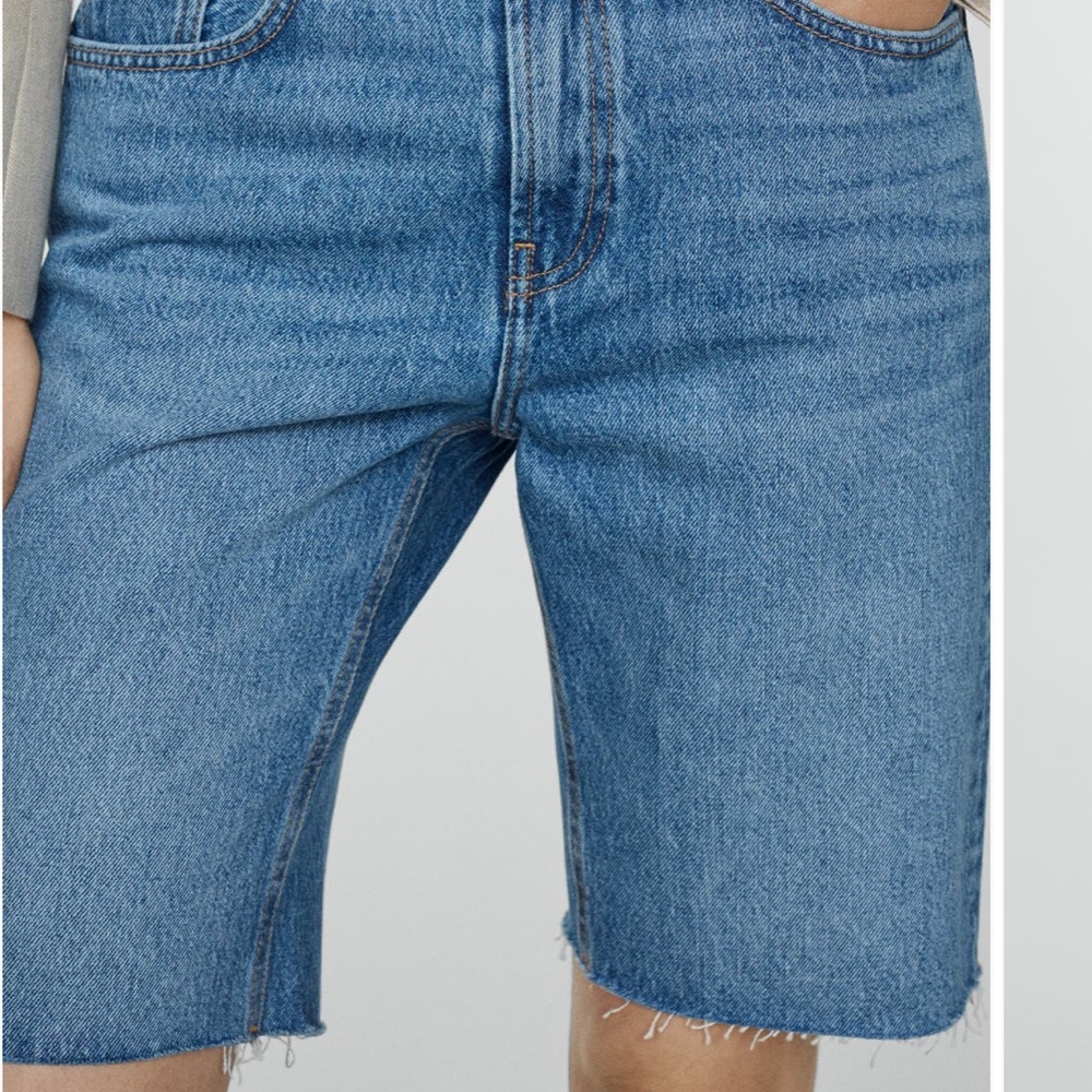 Mango Bermuda Denim Sz 10